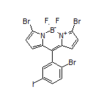 3,7-Dibromo-10-(2-bromo-5-iodophenyl)-5,5-difluoro-5H-dipyrrolo[1,2-c:2’,1’-f][1,3,2]diazaborinin-4-ium-5-uide