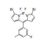 3,7-Dibromo-5,5-difluoro-10-(3-fluoro-5-methylphenyl)-5H-dipyrrolo[1,2-c:2’,1’-f][1,3,2]diazaborinin-4-ium-5-uide