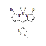 3,7-Dibromo-5,5-difluoro-10-(1-methyl-4-imidazolyl)-5H-dipyrrolo[1,2-c:2’,1’-f][1,3,2]diazaborinin-4-ium-5-uide