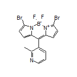 3,7-Dibromo-5,5-difluoro-10-(2-methylpyridin-3-yl)-5H-dipyrrolo[1,2-c:2’,1’-f][1,3,2]diazaborinin-4-ium-5-uide