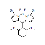3,7-Dibromo-10-(2,6-dimethoxyphenyl)-5,5-difluoro-5H-dipyrrolo[1,2-c:2’,1’-f][1,3,2]diazaborinin-4-ium-5-uide