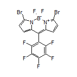3,7-Dibromo-5,5-difluoro-10-(perfluorophenyl)-5H-dipyrrolo[1,2-c:2’,1’-f][1,3,2]diazaborinin-4-ium-5-uide