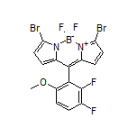 3,7-Dibromo-10-(2,3-difluoro-6-methoxyphenyl)-5,5-difluoro-5H-dipyrrolo[1,2-c:2’,1’-f][1,3,2]diazaborinin-4-ium-5-uide