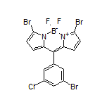 3,7-Dibromo-10-(3-bromo-5-chlorophenyl)-5,5-difluoro-5H-dipyrrolo[1,2-c:2’,1’-f][1,3,2]diazaborinin-4-ium-5-uide