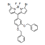 10-[3,4-Bis(benzyloxy)phenyl]-3,7-dibromo-5,5-difluoro-5H-dipyrrolo[1,2-c:2’,1’-f][1,3,2]diazaborinin-4-ium-5-uide