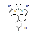 3,7-Dibromo-10-(3-chloro-2,4-difluorophenyl)-5,5-difluoro-5H-dipyrrolo[1,2-c:2’,1’-f][1,3,2]diazaborinin-4-ium-5-uide
