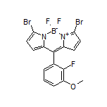 3,7-Dibromo-5,5-difluoro-10-(2-fluoro-3-methoxyphenyl)-5H-dipyrrolo[1,2-c:2’,1’-f][1,3,2]diazaborinin-4-ium-5-uide