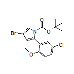4-Bromo-1-Boc-2-(5-chloro-2-methoxyphenyl)-1H-pyrrole