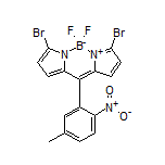3,7-Dibromo-5,5-difluoro-10-(5-methyl-2-nitrophenyl)-5H-dipyrrolo[1,2-c:2’,1’-f][1,3,2]diazaborinin-4-ium-5-uide