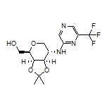 ((3aR,4R,7S,7aR)-2,2-Dimethyl-7-[(6-(trifluoromethyl)pyrazin-2-yl)amino]tetrahydro-3aH-[1,3]dioxolo[4,5-c]pyran-4-yl)methanol
