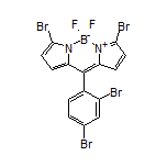 3,7-Dibromo-10-(2,4-dibromophenyl)-5,5-difluoro-5H-dipyrrolo[1,2-c:2’,1’-f][1,3,2]diazaborinin-4-ium-5-uide