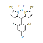 3,7-Dibromo-10-(4-bromo-2-chloro-6-fluorophenyl)-5,5-difluoro-5H-dipyrrolo[1,2-c:2’,1’-f][1,3,2]diazaborinin-4-ium-5-uide