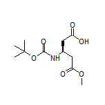 (S)-3-(Boc-amino)-5-methoxy-5-oxopentanoic Acid