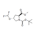 Methyl (2S,4R)-1-Boc-4-(difluoromethoxy)pyrrolidine-2-carboxylate
