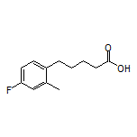 5-(4-Fluoro-2-methylphenyl)pentanoic Acid