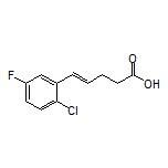 (E)-5-(2-Chloro-5-fluorophenyl)-4-pentenoic Acid