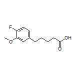 5-(4-Fluoro-3-methoxyphenyl)pentanoic Acid