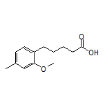 5-(2-Methoxy-4-methylphenyl)pentanoic Acid