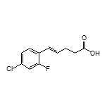 (E)-5-(4-Chloro-2-fluorophenyl)-4-pentenoic Acid