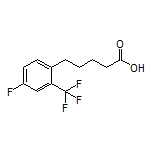 5-[4-Fluoro-2-(trifluoromethyl)phenyl]pentanoic Acid