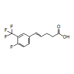 (E)-5-[4-Fluoro-3-(trifluoromethyl)phenyl]-4-pentenoic Acid