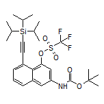 3-(Boc-amino)-8-[(triisopropylsilyl)ethynyl]-1-naphthyl Trifluoromethanesulfonate