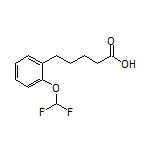 5-[2-(Difluoromethoxy)phenyl]pentanoic Acid