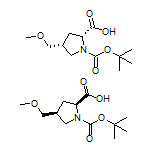 cis-1-Boc-4-(methoxymethyl)pyrrolidine-2-carboxylic Acid