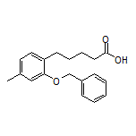 5-[2-(Benzyloxy)-4-methylphenyl]pentanoic Acid