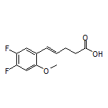 (E)-5-(4,5-Difluoro-2-methoxyphenyl)-4-pentenoic Acid