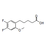 5-(4,5-Difluoro-2-methoxyphenyl)pentanoic Acid