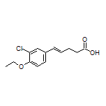 (E)-5-(3-Chloro-4-ethoxyphenyl)-4-pentenoic Acid