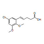(E)-5-(5-Chloro-2,3-dimethoxyphenyl)-4-pentenoic Acid
