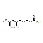 5-(5-Methoxy-2-methylphenyl)pentanoic Acid
