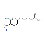 5-[3-Chloro-4-(trifluoromethyl)phenyl]pentanoic Acid