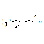 5-[2-Fluoro-5-(trifluoromethoxy)phenyl]pentanoic Acid