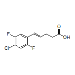 (E)-5-(4-Chloro-2,5-difluorophenyl)-4-pentenoic Acid