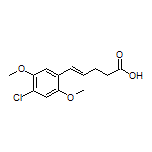 (E)-5-(4-Chloro-2,5-dimethoxyphenyl)-4-pentenoic Acid