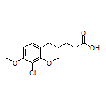 5-(3-Chloro-2,4-dimethoxyphenyl)pentanoic Acid