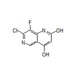 7-Chloro-8-fluoro-1,6-naphthyridine-2,4-diol