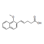 (E)-5-(1-Methoxy-2-naphthyl)-4-pentenoic Acid