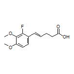 (E)-5-(2-Fluoro-3,4-dimethoxyphenyl)-4-pentenoic Acid