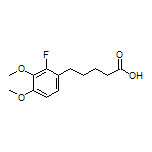 5-(2-Fluoro-3,4-dimethoxyphenyl)pentanoic Acid