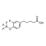 5-[3-Fluoro-4-(trifluoromethoxy)phenyl]pentanoic Acid