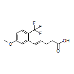 (E)-5-[5-Methoxy-2-(trifluoromethyl)phenyl]-4-pentenoic Acid