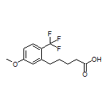 5-[5-Methoxy-2-(trifluoromethyl)phenyl]pentanoic Acid