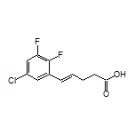 (E)-5-(5-Chloro-2,3-difluorophenyl)-4-pentenoic Acid