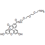 N-[2-[2-[2-(2-Aminoethoxy)ethoxy]ethoxy]ethyl]-3’,6’-dihydroxy-3-oxo-3H-spiro[isobenzofuran-1,9’-xanthene]-5-carboxamide