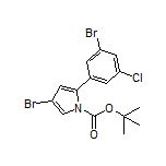 4-Bromo-2-(3-bromo-5-chlorophenyl)-1-Boc-1H-pyrrole