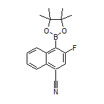 4-Cyano-2-fluoronaphthalene-1-boronic Acid Pinacol Ester